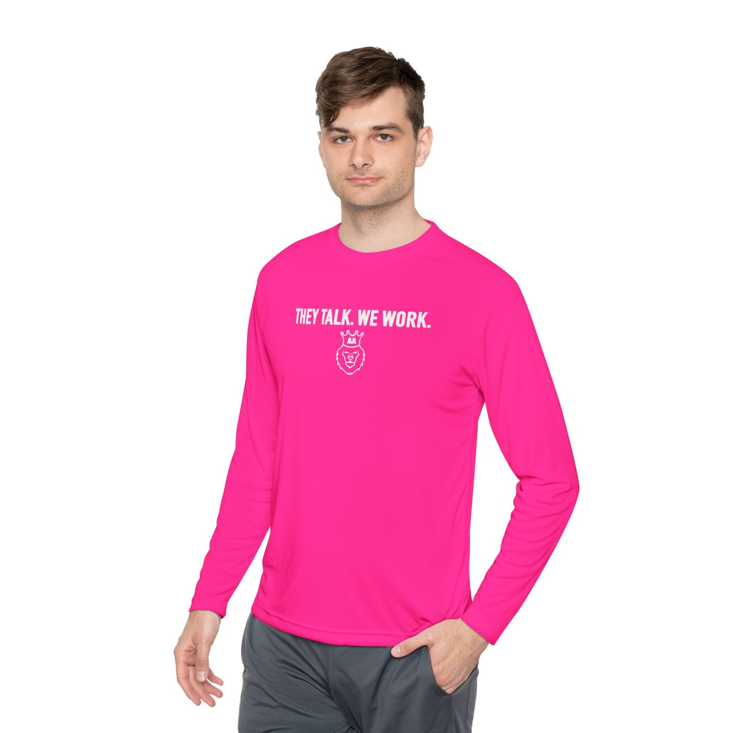 AA They Talk. We Work. Sport-Tek Long Sleeve
