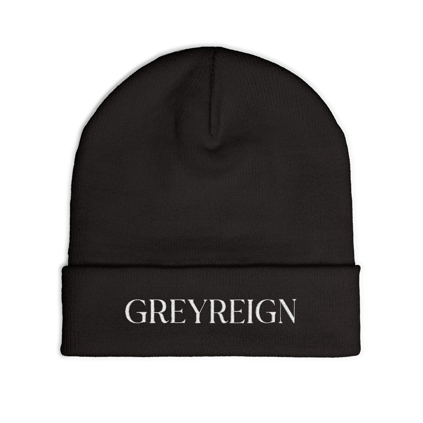 Grey Reign Knit Beanie