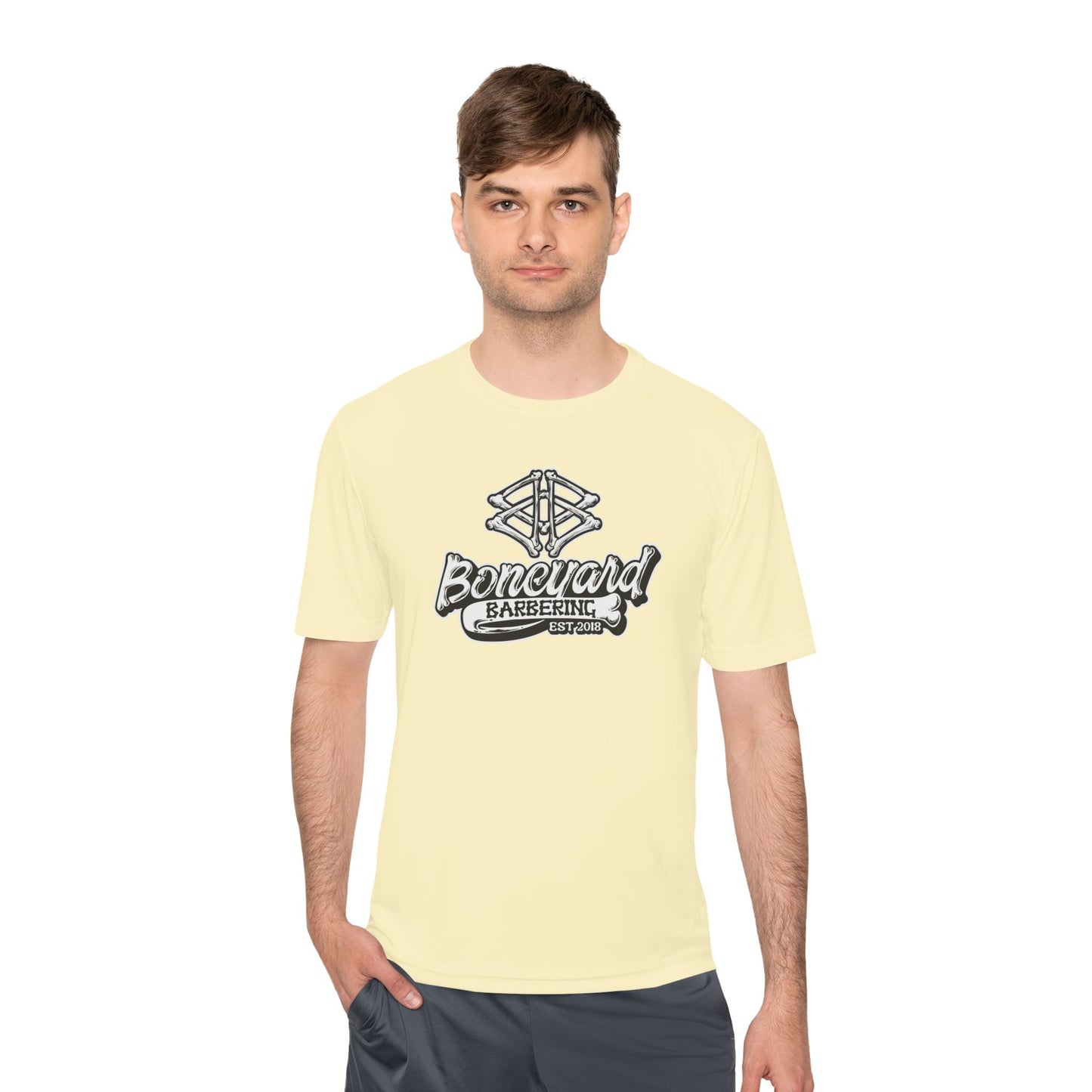 Boneyard Barbering Sport-Tek Logo Tee