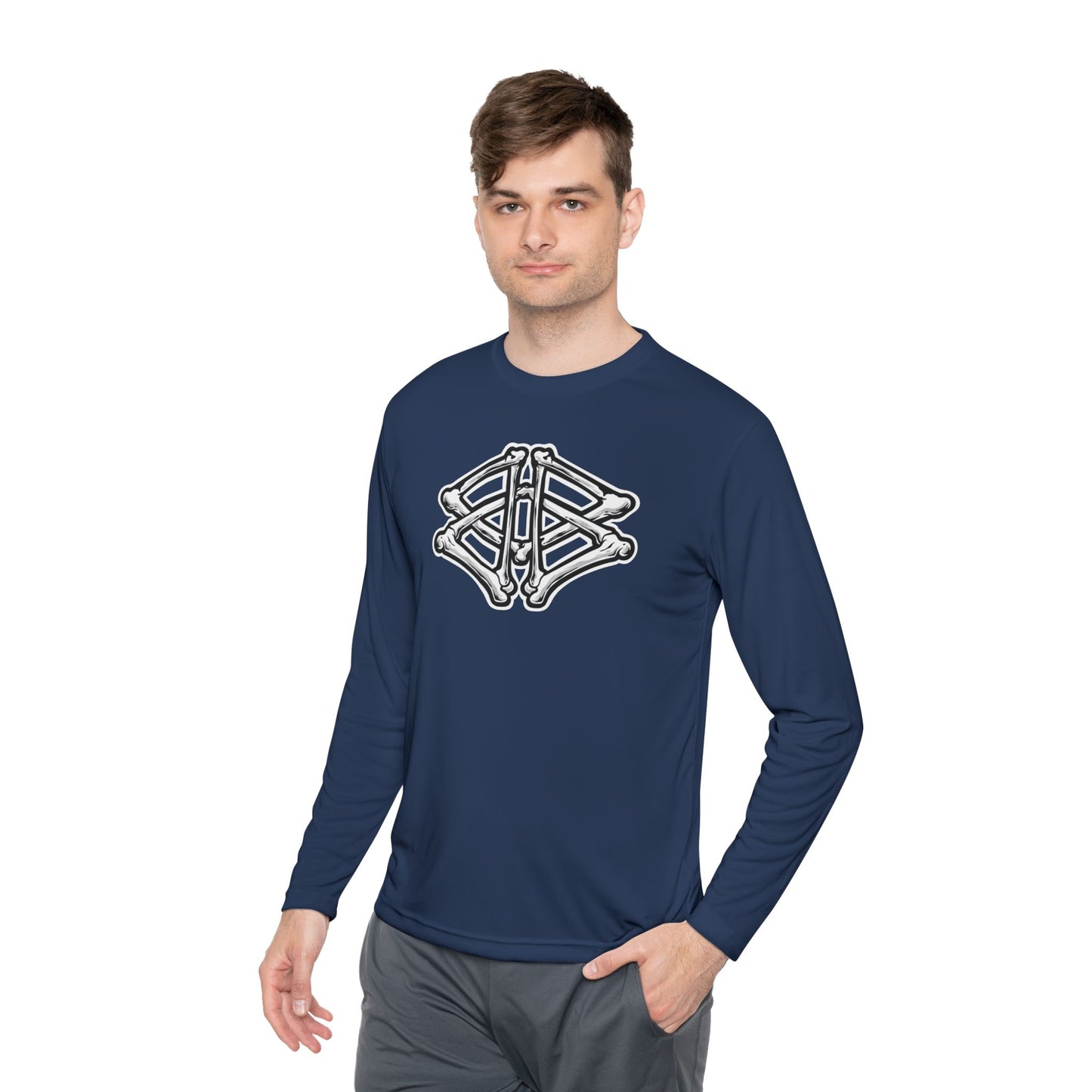 Boneyard Barbering Sport-Tek LS Bones Tee