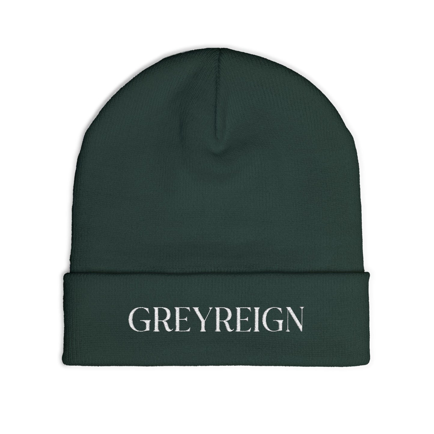 Grey Reign Knit Beanie