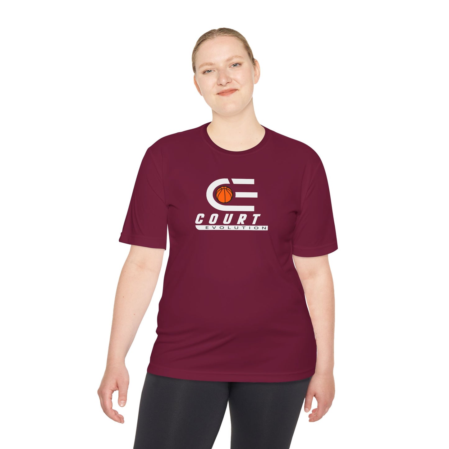 Court Evolution Logo Moisture Wicking Tee