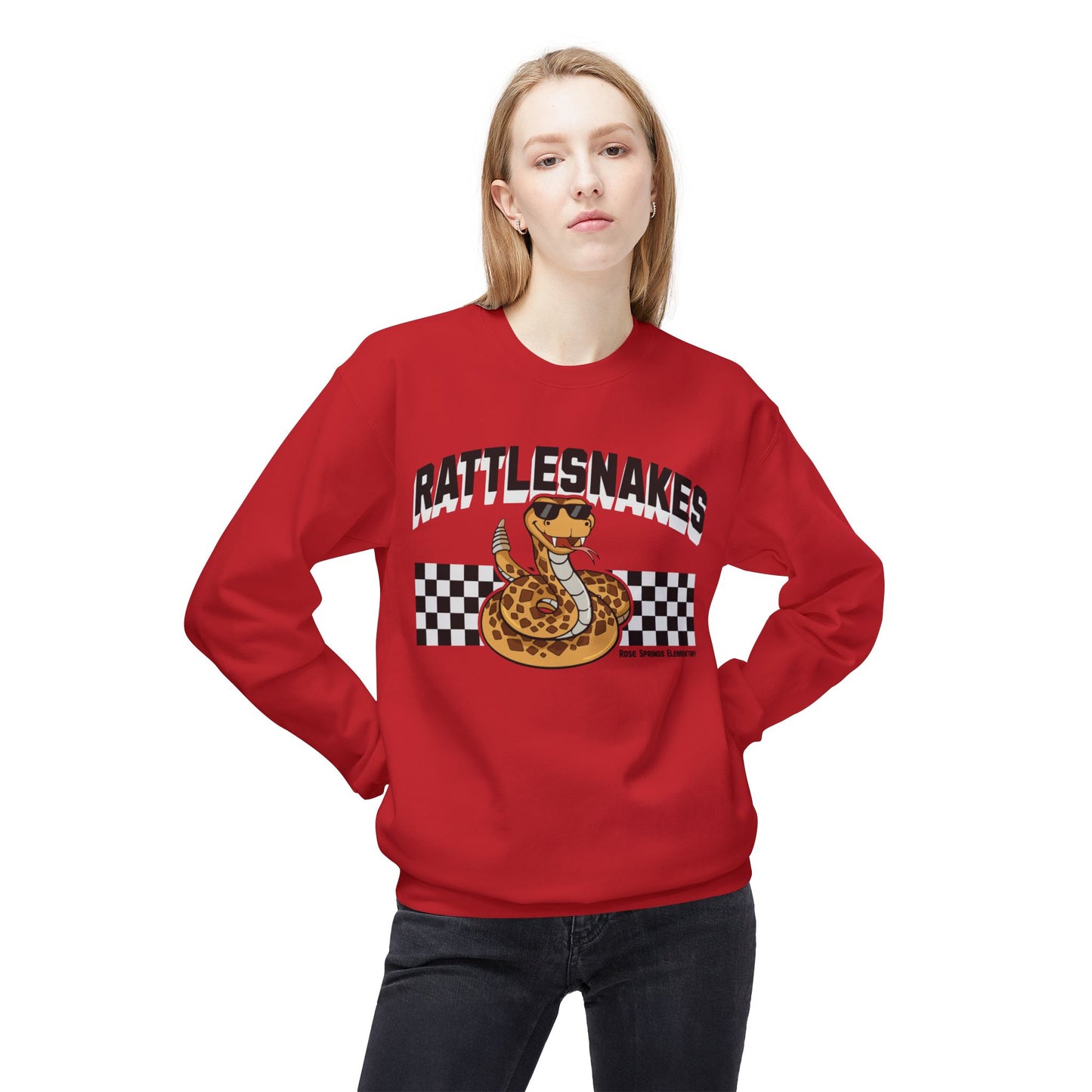 RattleSnakes Unisex Midweight Softstyle Fleece Crewneck Sweatshirt