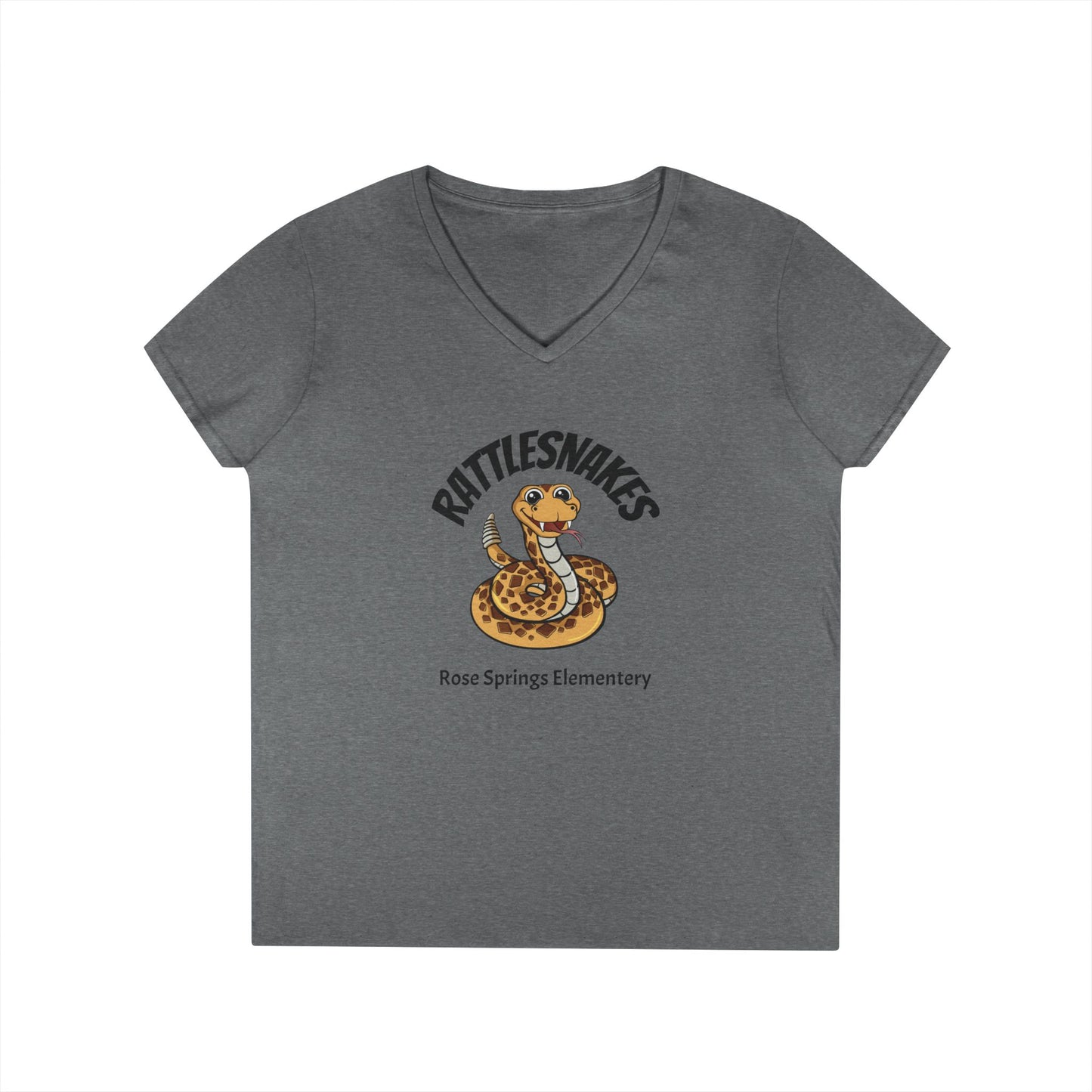 Rattlesnakes Ladies' V-Neck T-Shirt