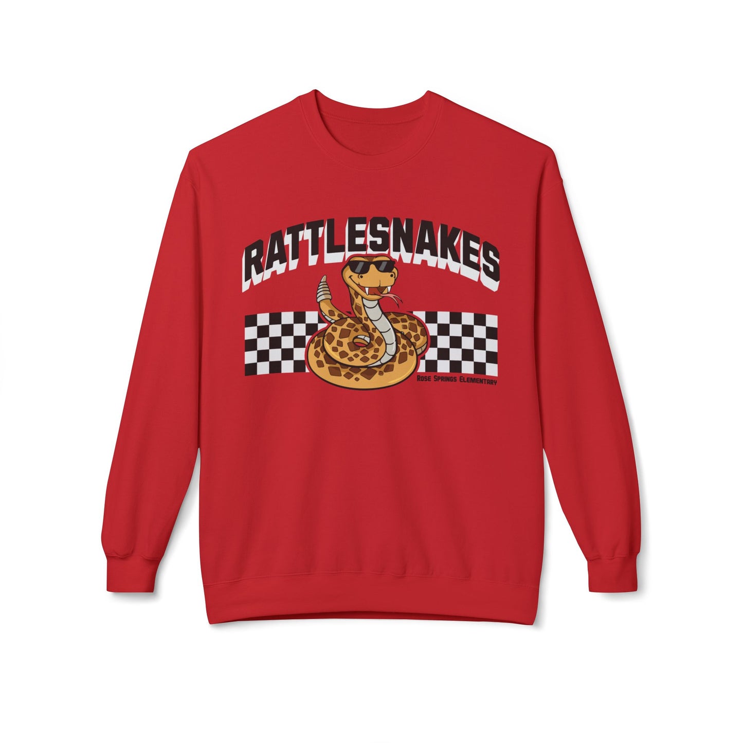 RattleSnakes Unisex Midweight Softstyle Fleece Crewneck Sweatshirt