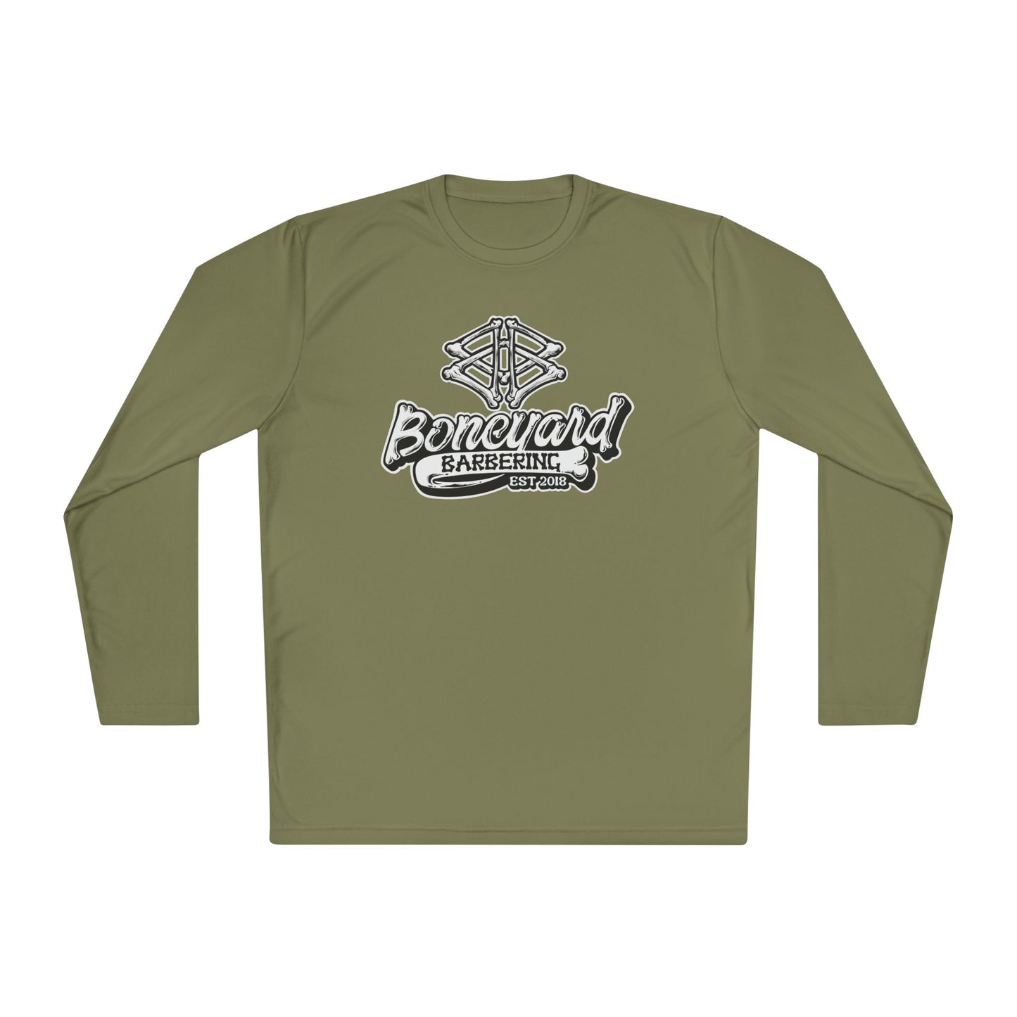 Boneyard Barbering Sport-Tek LS Logo Tee