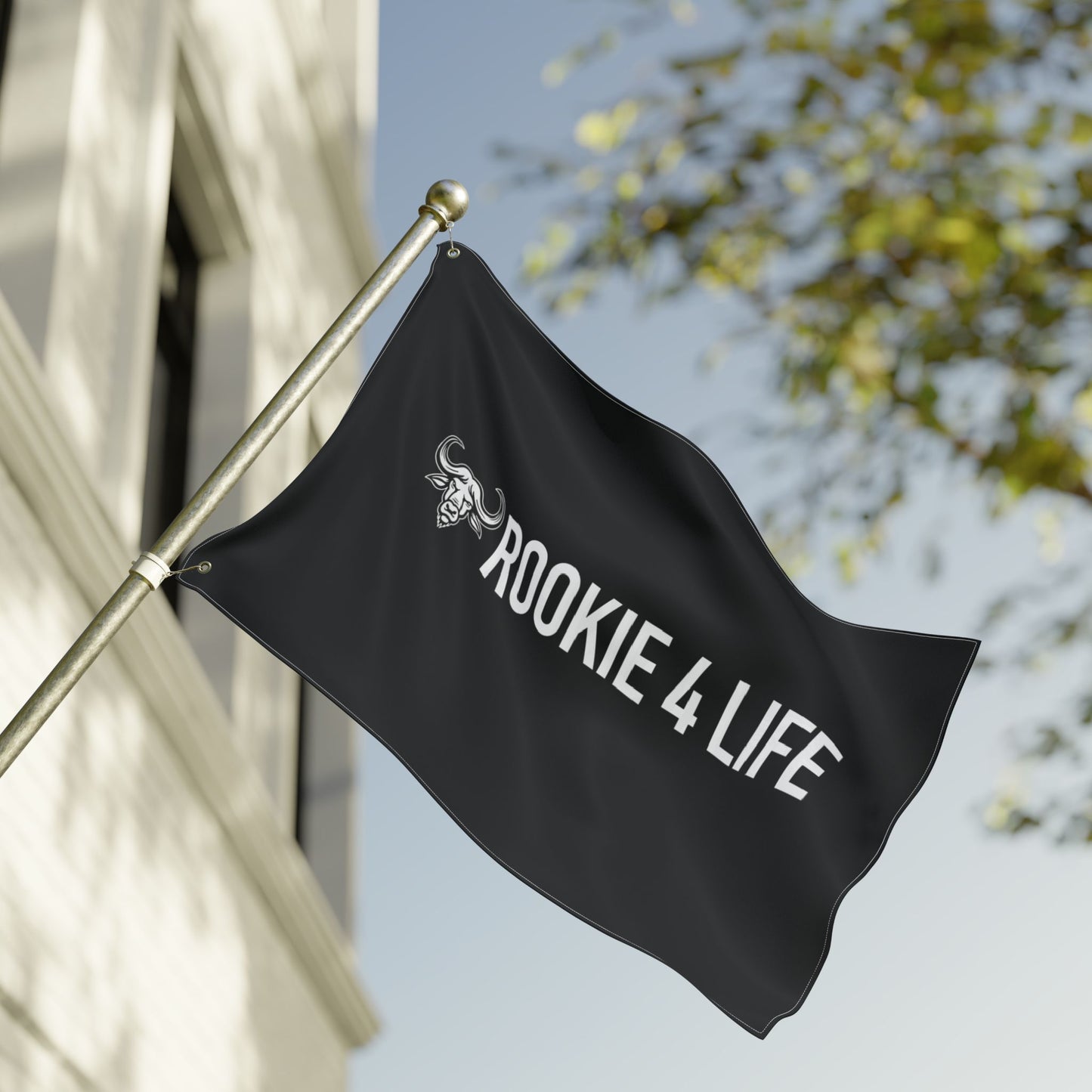 Rookie 4 Life Double Sided Flag