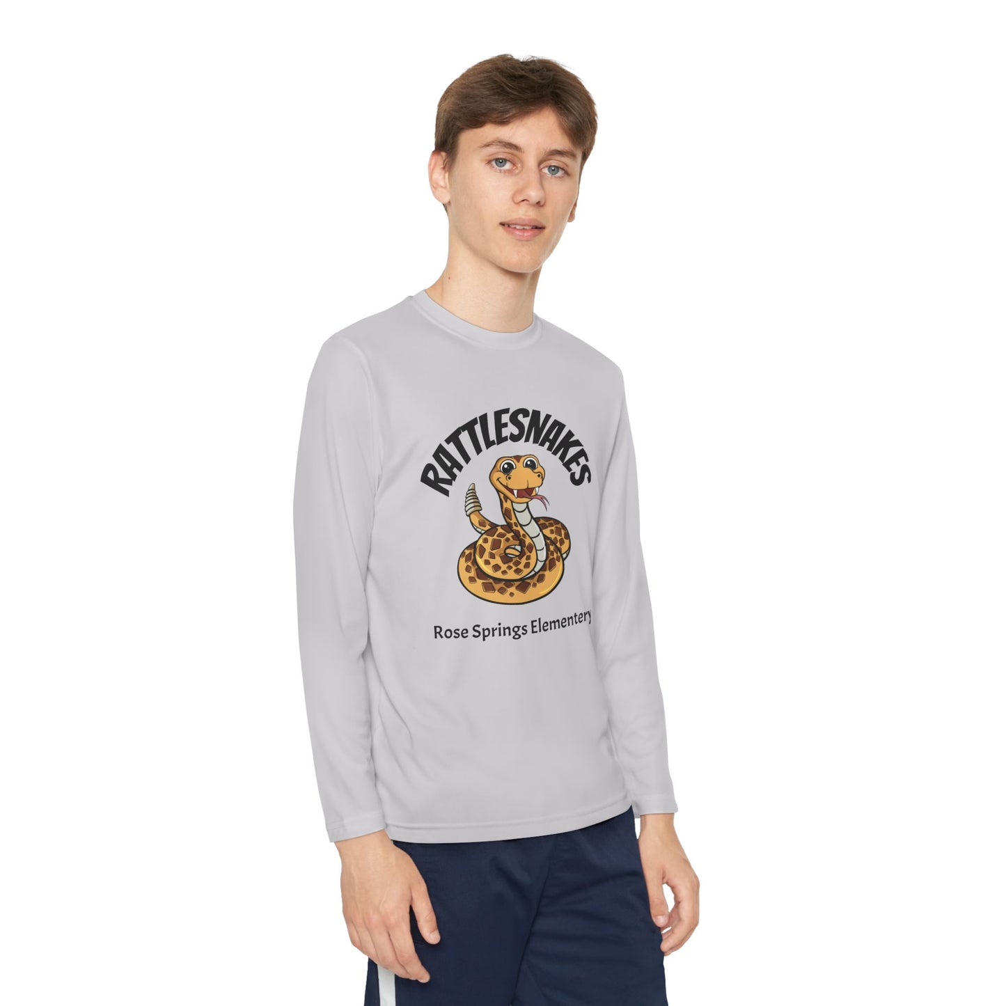 Rattlesnakes Youth Long Sleeve Competitor Tee