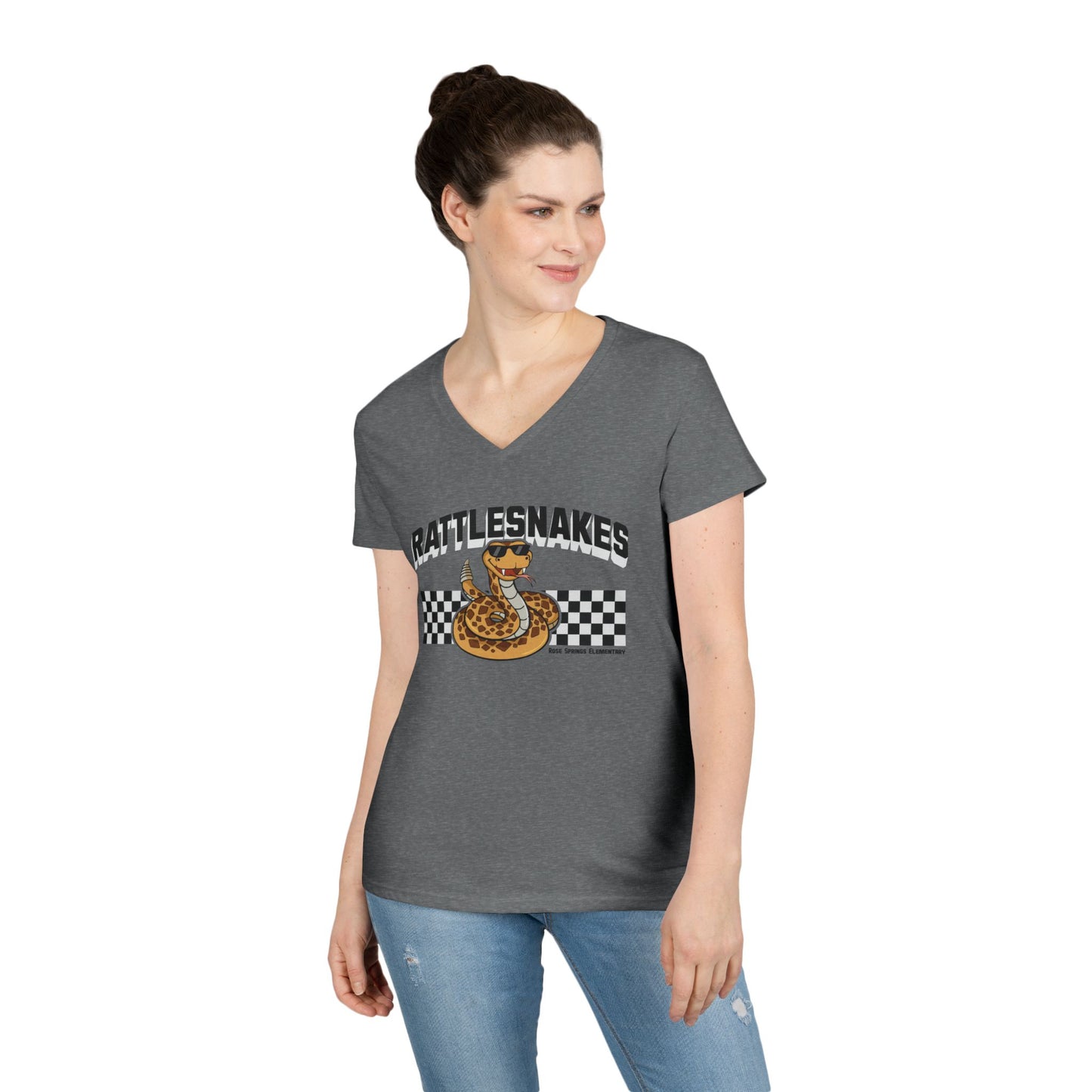 Rattlesnakes Ladies' V-Neck T-Shirt