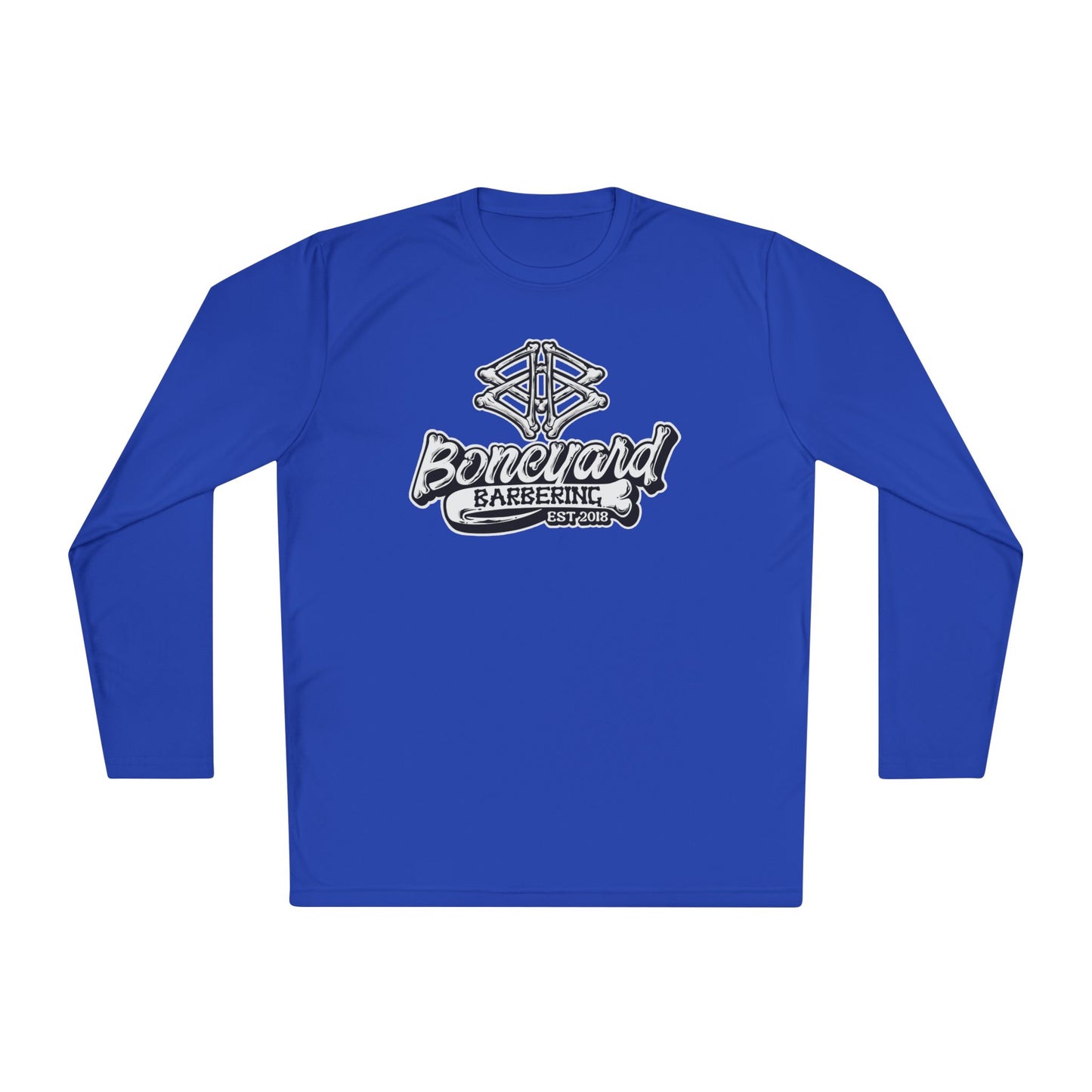 Boneyard Barbering Sport-Tek LS Logo Tee