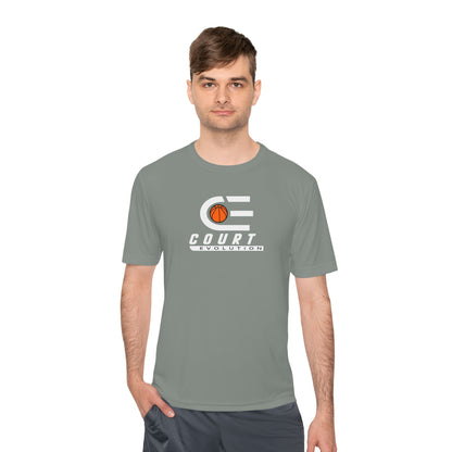 Court Evolution Logo Moisture Wicking Tee