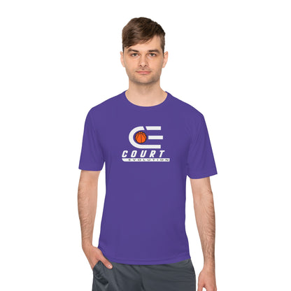 Court Evolution Logo Moisture Wicking Tee