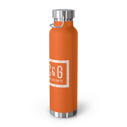 C&G Topo Insulated Bottle, 22oz