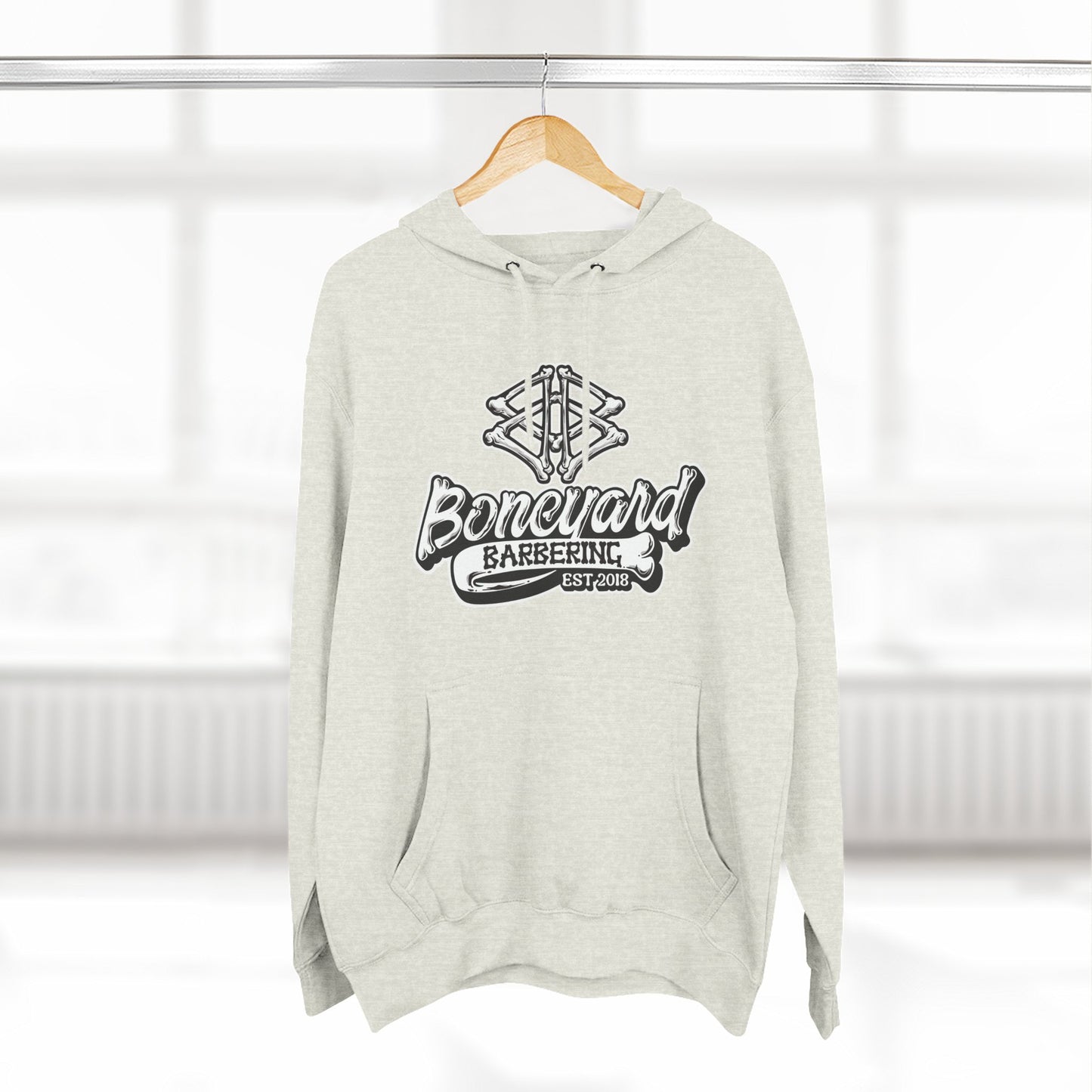 Boneyard Barbering Logo Hoodie