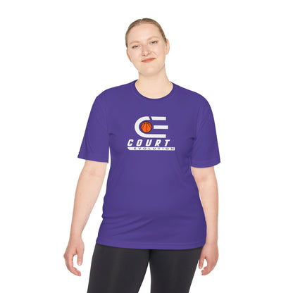 Court Evolution Logo Moisture Wicking Tee