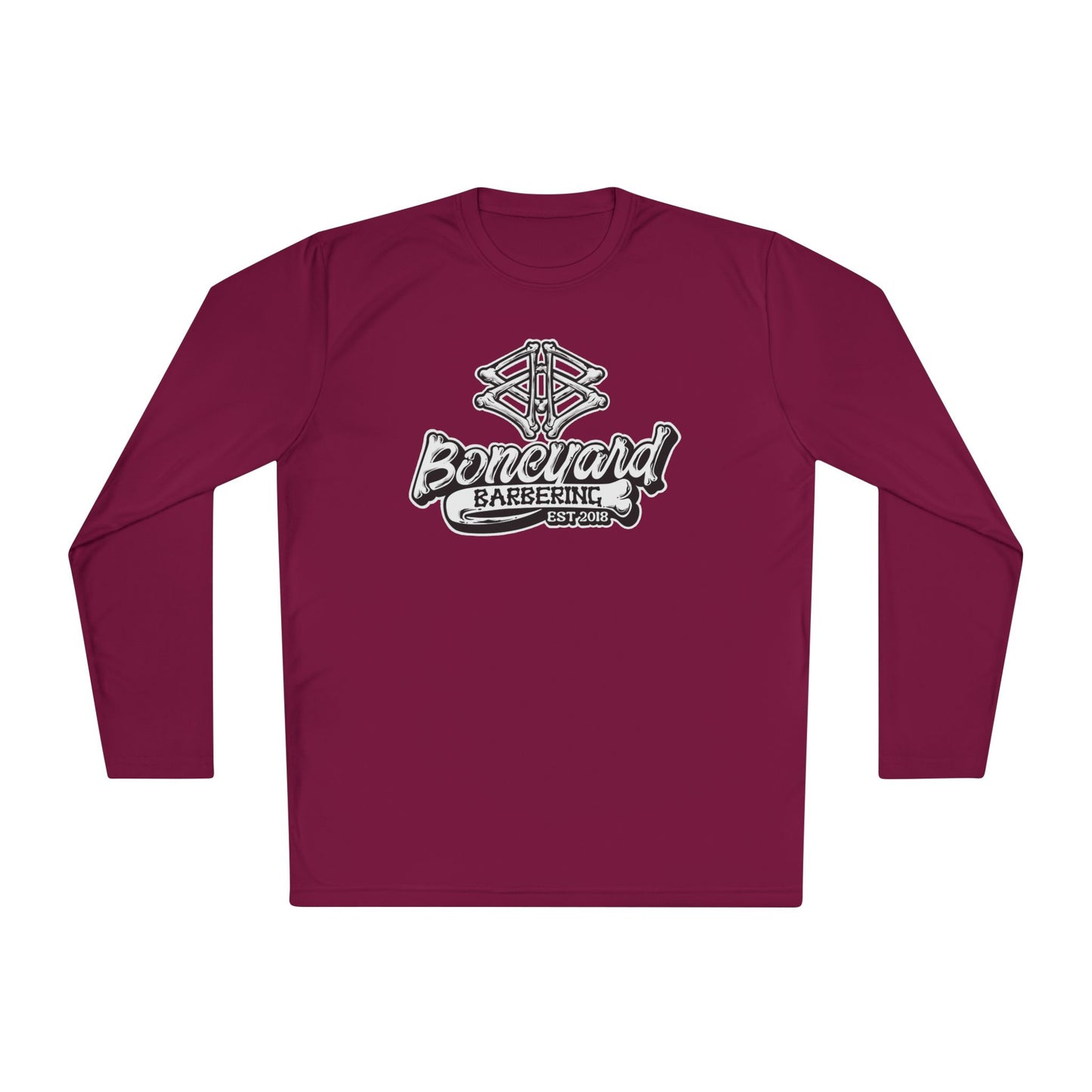 Boneyard Barbering Sport-Tek LS Logo Tee