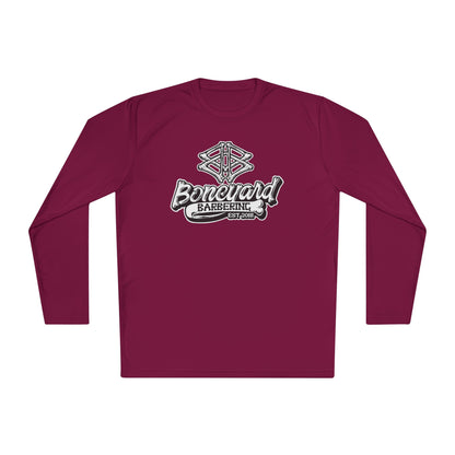 Boneyard Barbering Sport-Tek LS Logo Tee