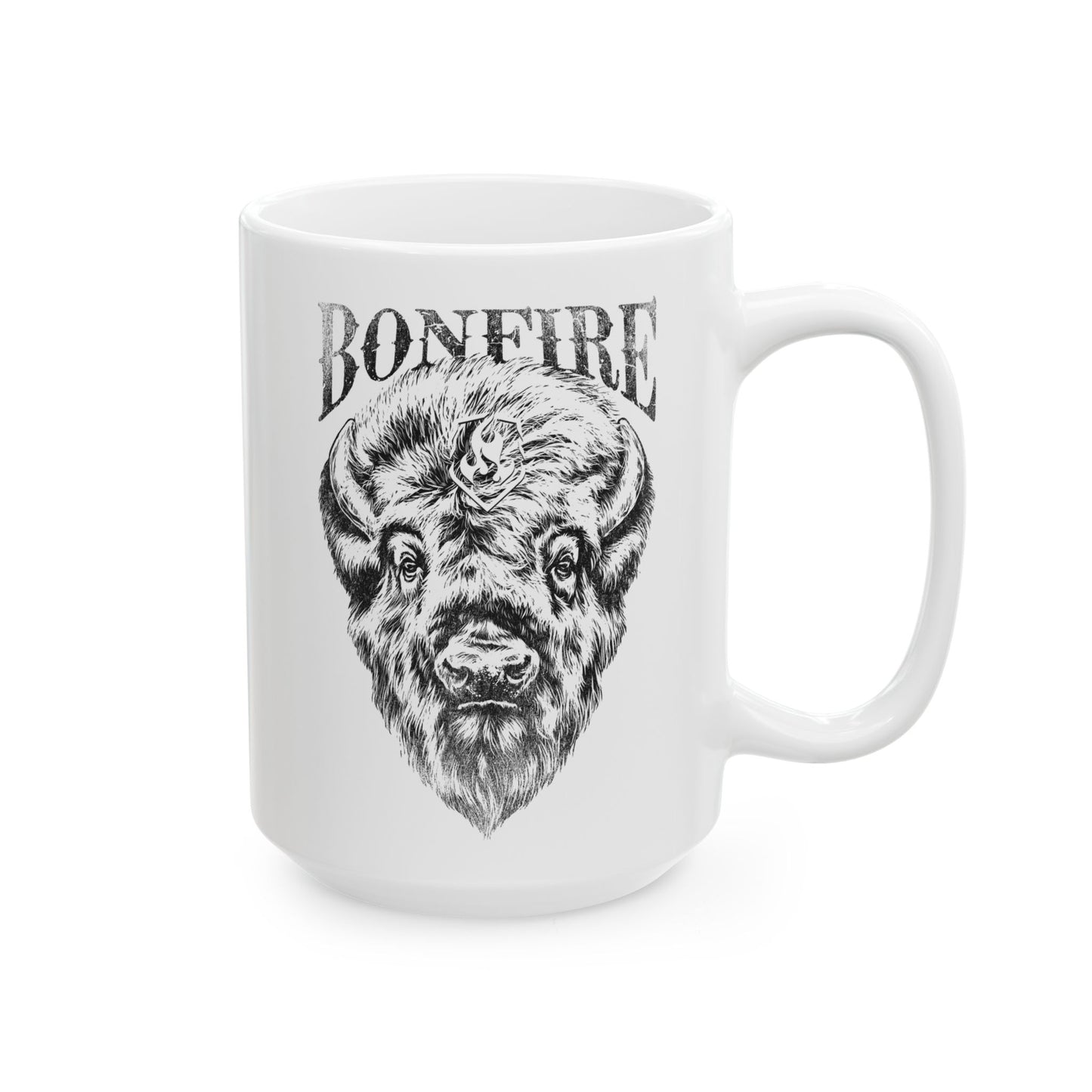 Bonfire Bison Mug