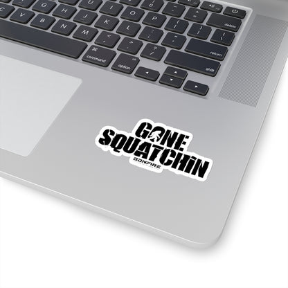 Gone Squatchin (Black) Sticker