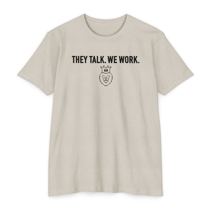 Adversity Athletes They Talk We Work Tee