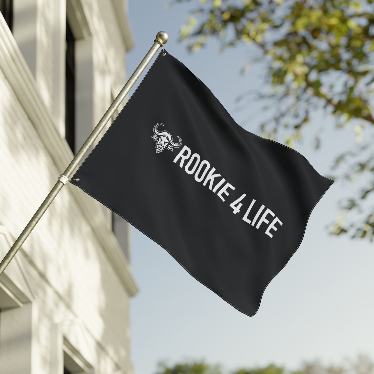 Rookie 4 Life Double Sided Flag