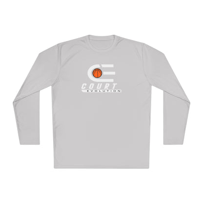 Court Evolution Logo Moisture-wicking LS Tee