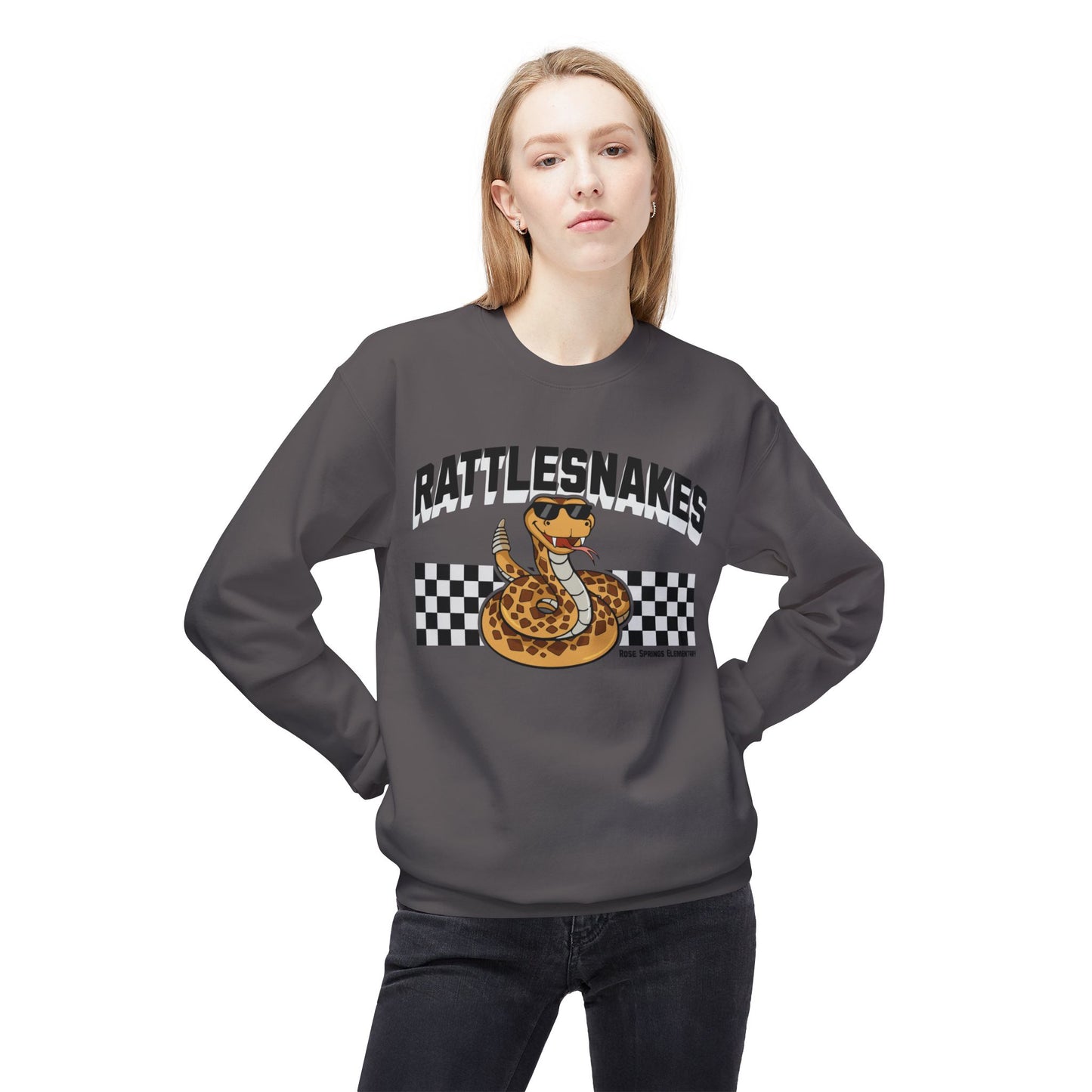 RattleSnakes Unisex Midweight Softstyle Fleece Crewneck Sweatshirt