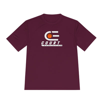 Court Evolution Logo Moisture Wicking Tee