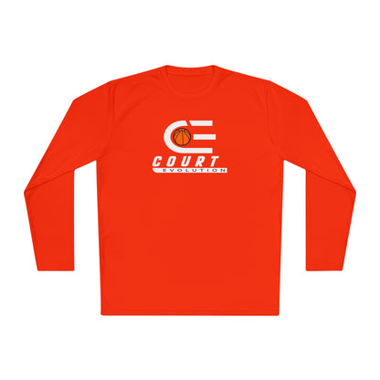 Court Evolution Logo Moisture-wicking LS Tee