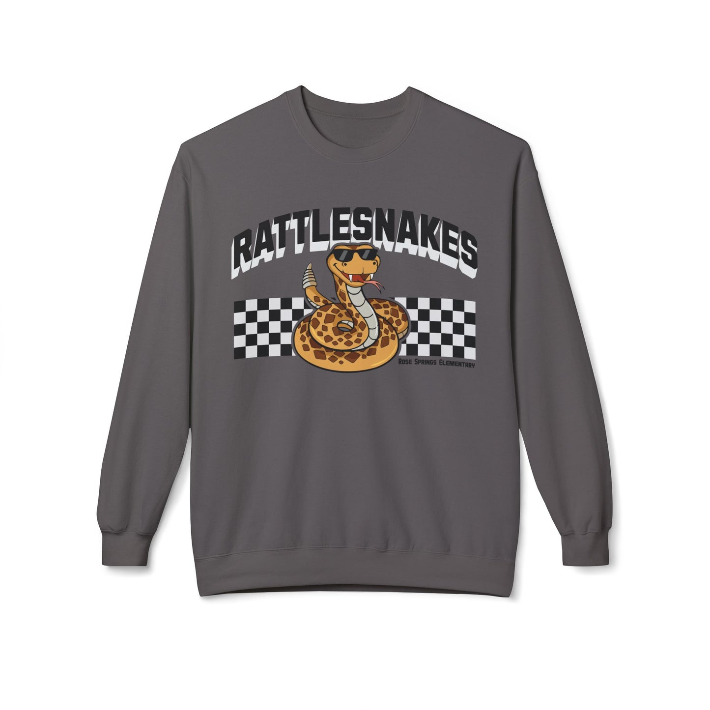 RattleSnakes Unisex Midweight Softstyle Fleece Crewneck Sweatshirt