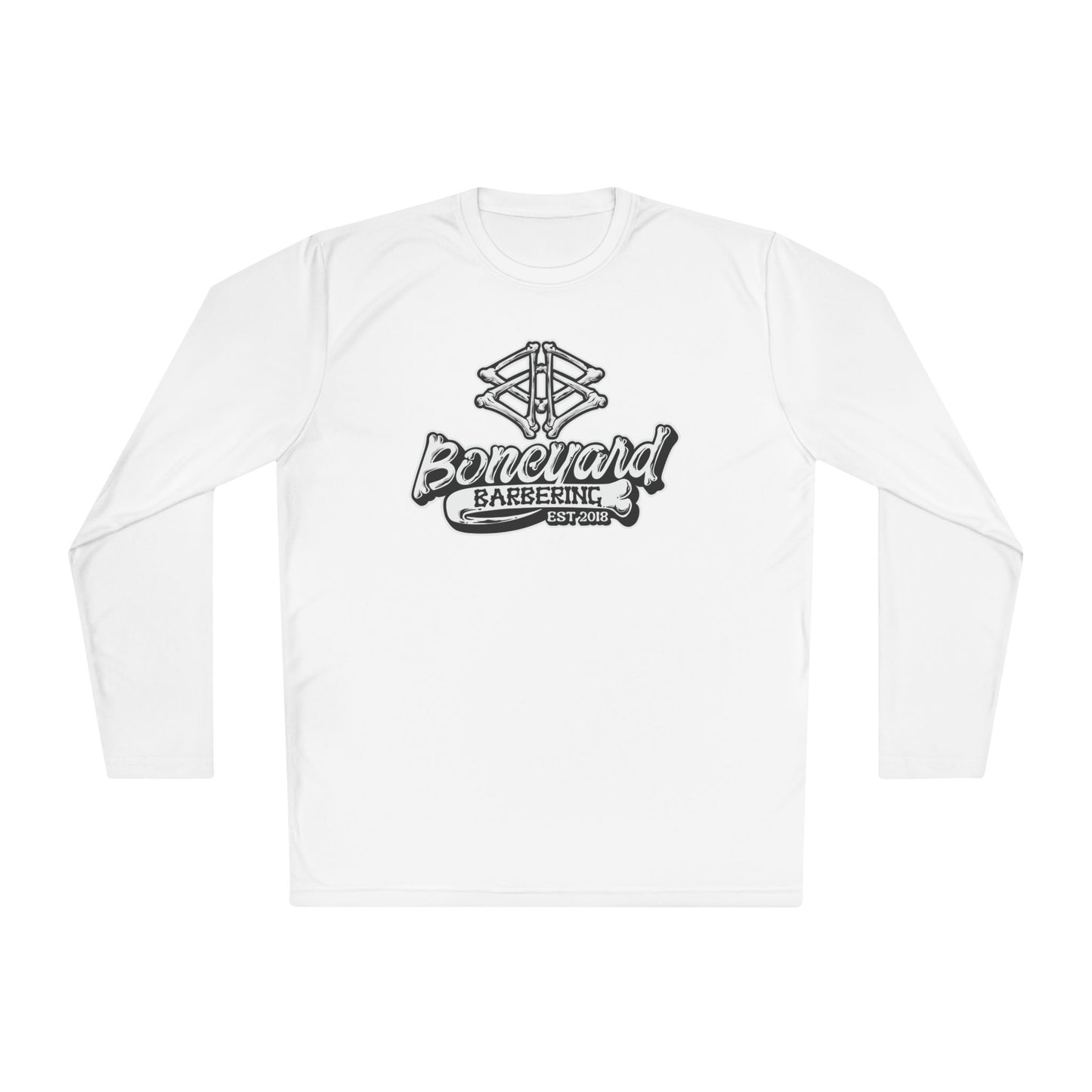 Boneyard Barbering Sport-Tek LS Logo Tee