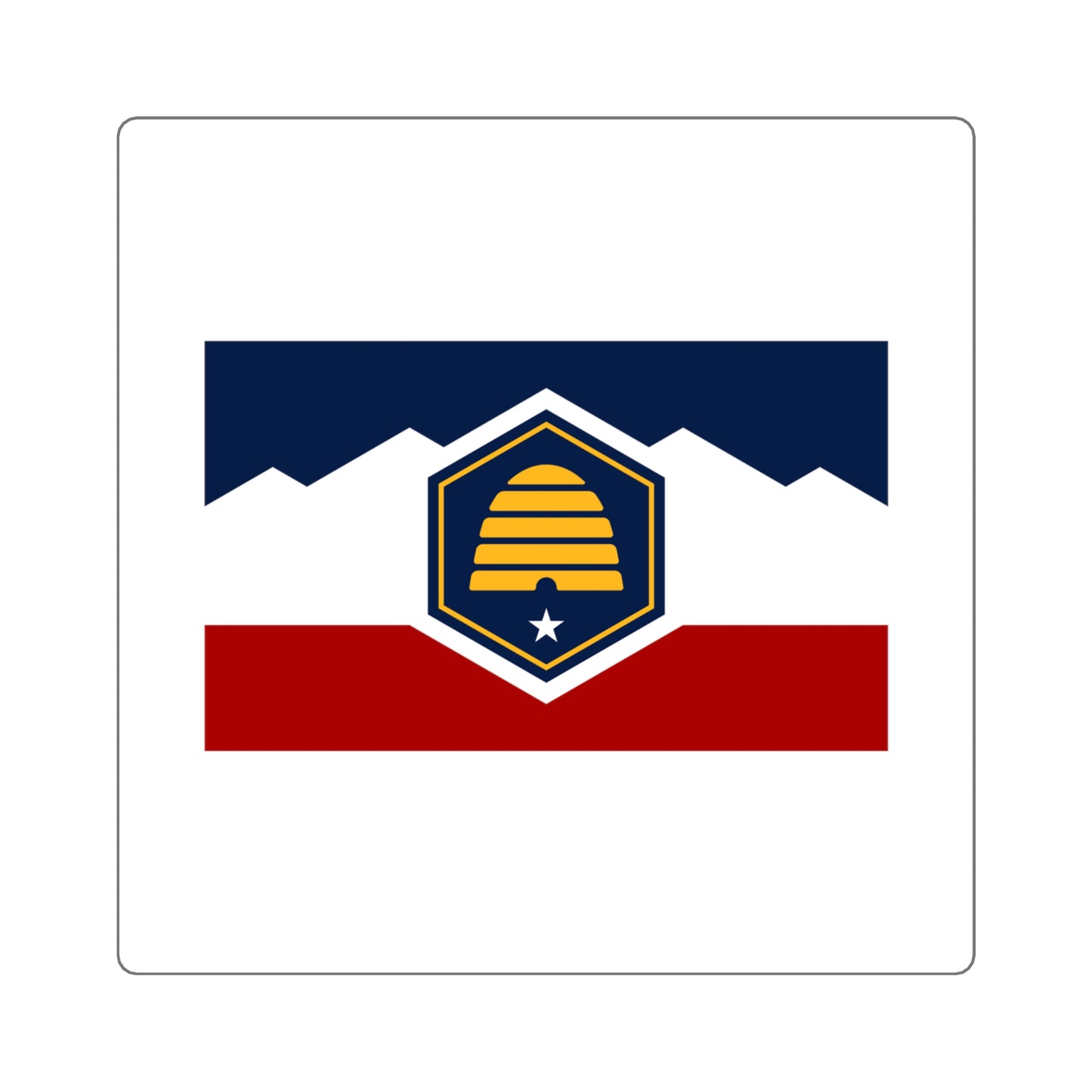 Beehive Statement Square Stickers