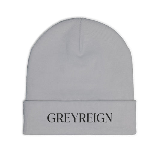 Grey Reign Knit Beanie