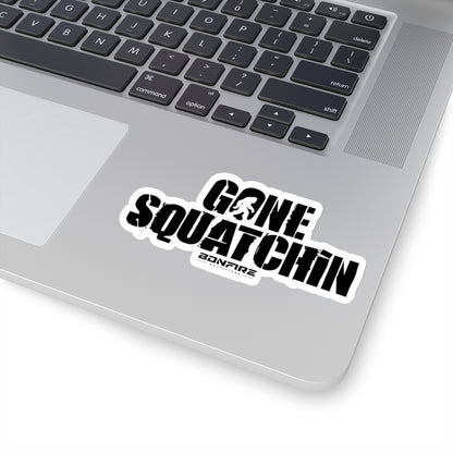 Gone Squatchin (Black) Sticker