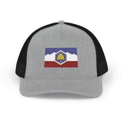 Beehive Statement Flag Snapback Cap