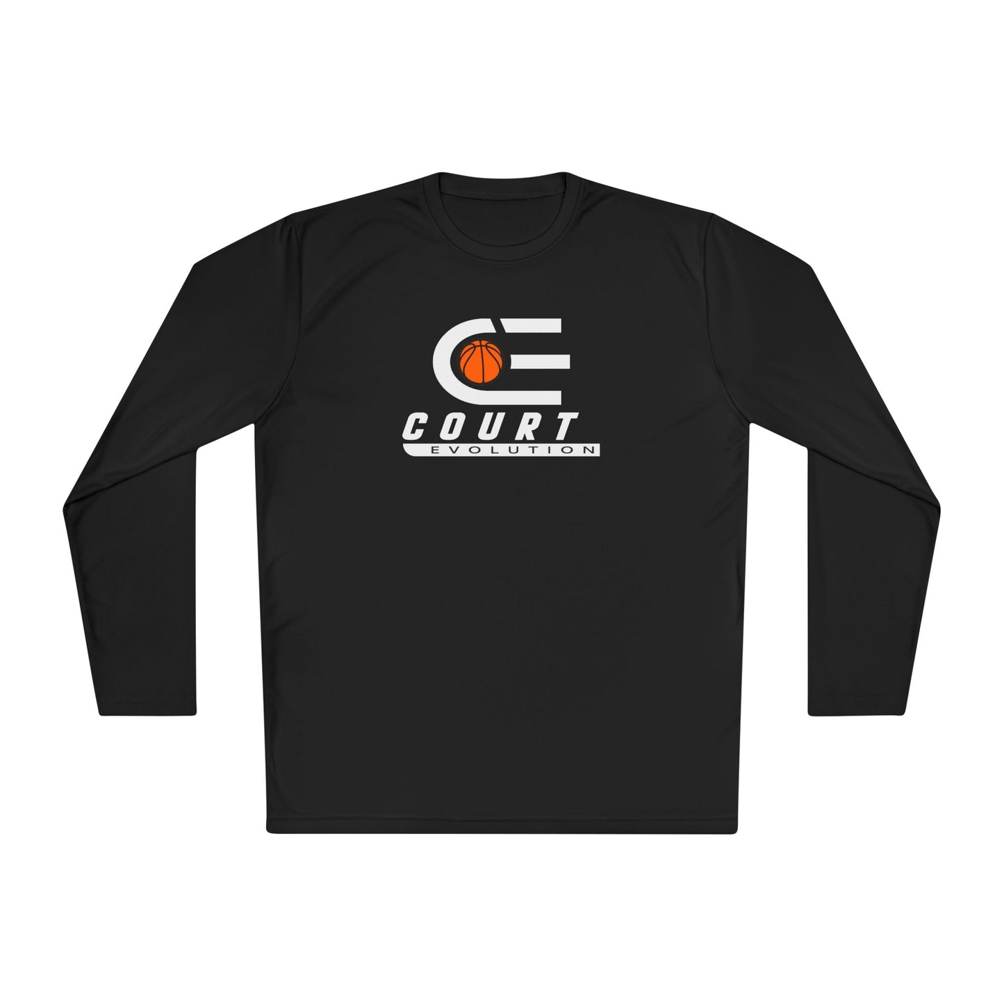 Court Evolution Logo Moisture-wicking LS Tee