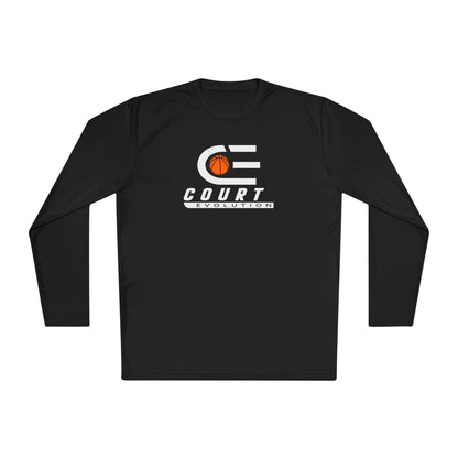 Court Evolution Logo Moisture-wicking LS Tee