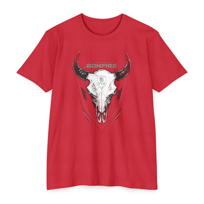 Bonfire Buffalo Skull Tee