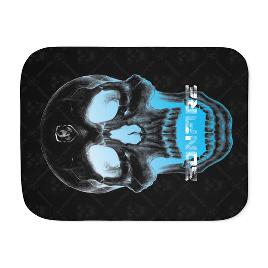 Bonfire Skull Sherpa Blanket