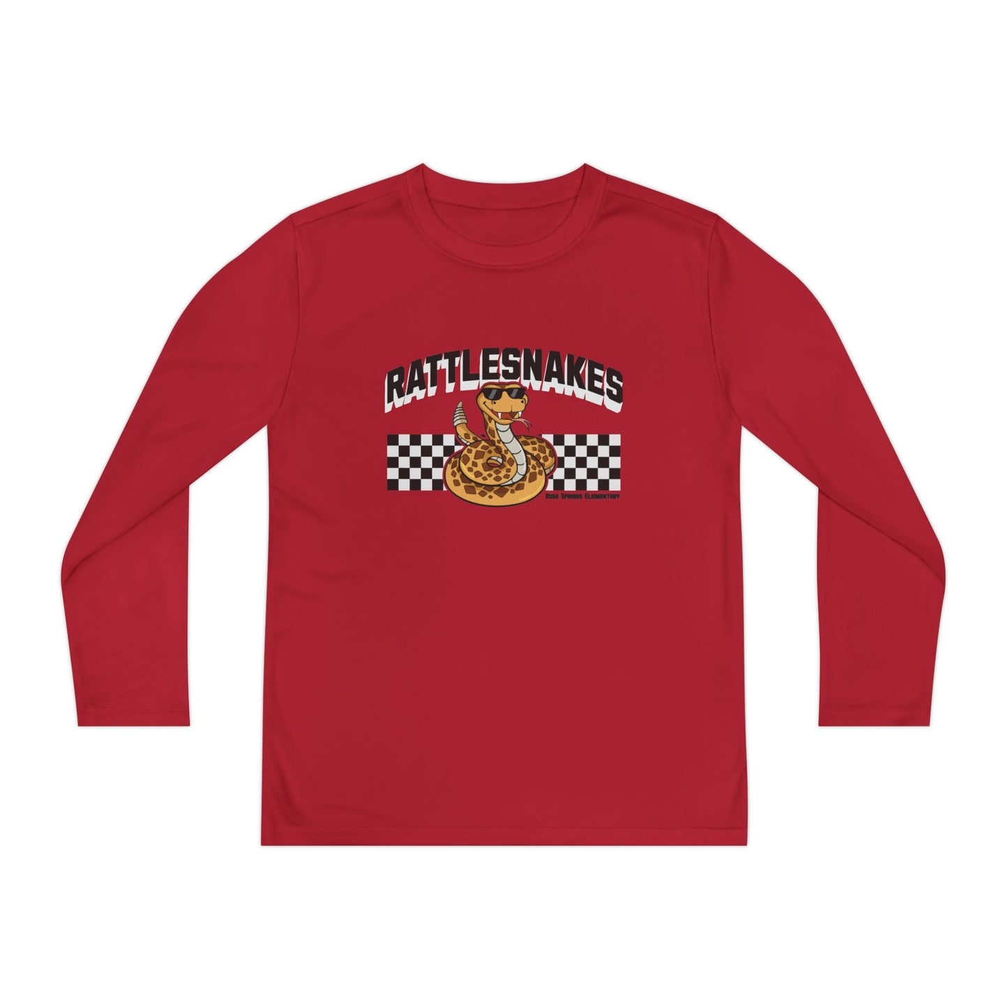 Rattlesnakes Youth Long Sleeve Competitor Tee