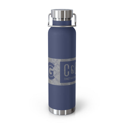 C&G Topo Insulated Bottle, 22oz