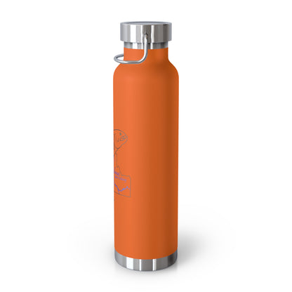 JSF Salmon Insulated Bottle, 22oz