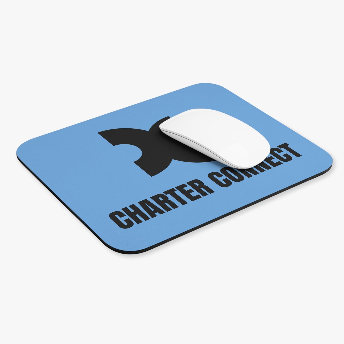 Charter Connect Rectangle Mouse Pad (Blue)
