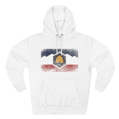 Beehive Statement Flag Hoodie