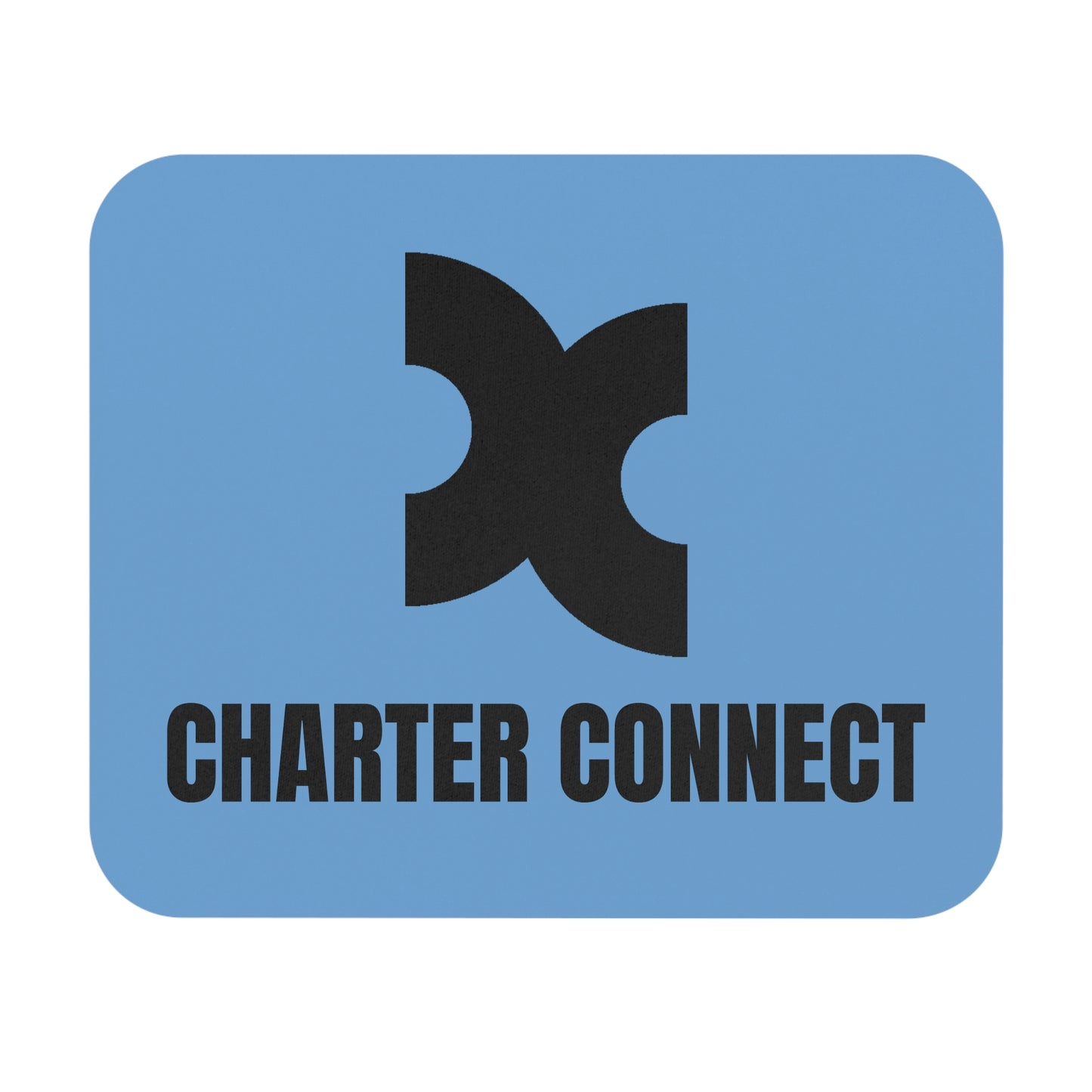 Charter Connect Rectangle Mouse Pad (Blue)