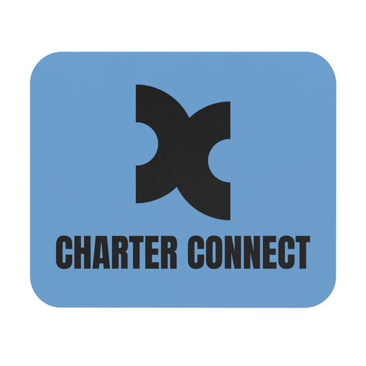 Charter Connect Rectangle Mouse Pad (Blue)