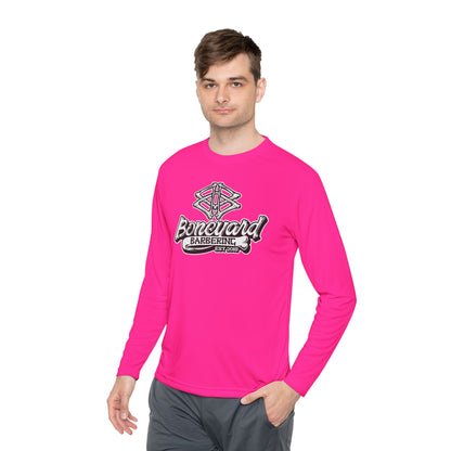 Boneyard Barbering Sport-Tek LS Logo Tee