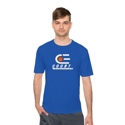 Court Evolution Logo Moisture Wicking Tee