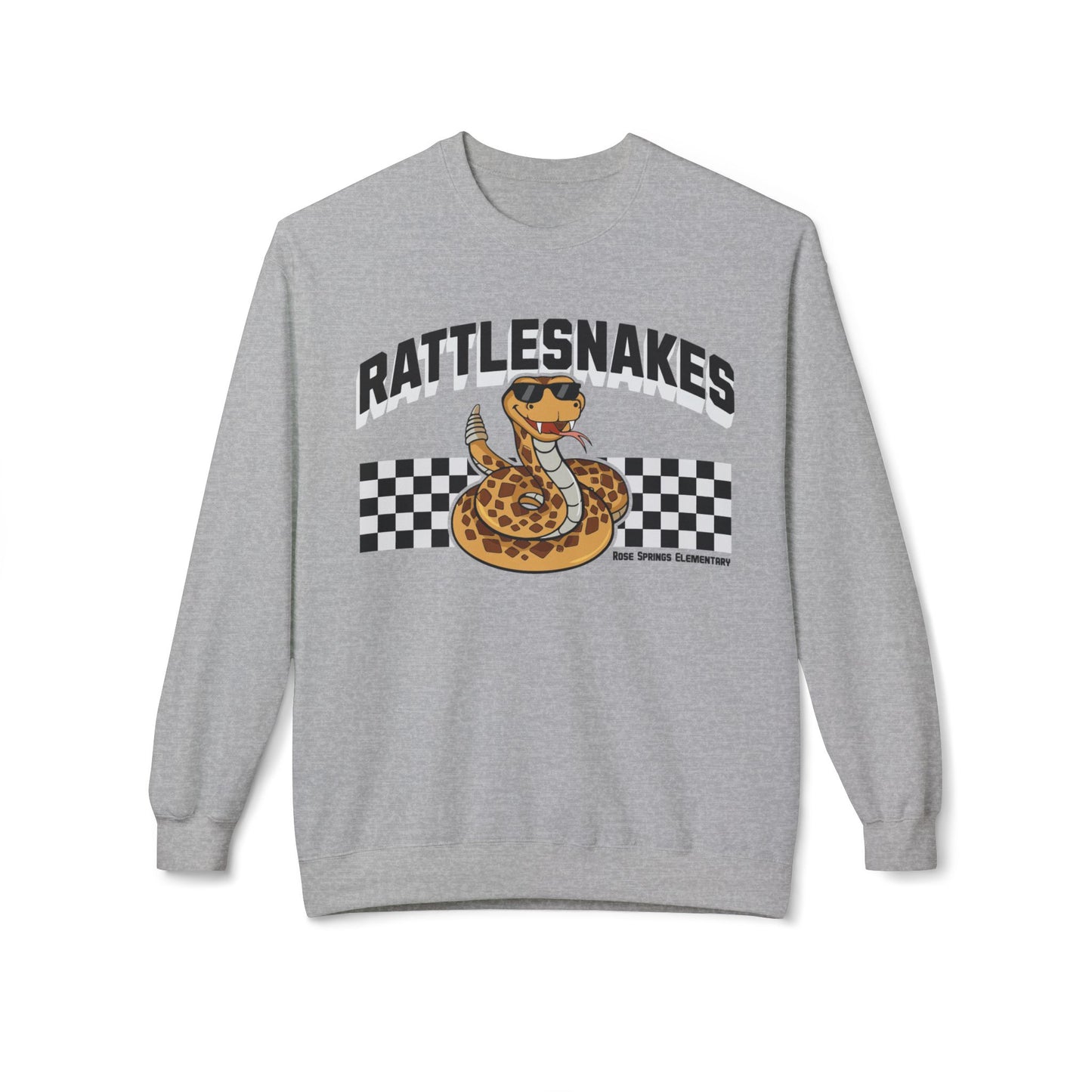 RattleSnakes Unisex Midweight Softstyle Fleece Crewneck Sweatshirt