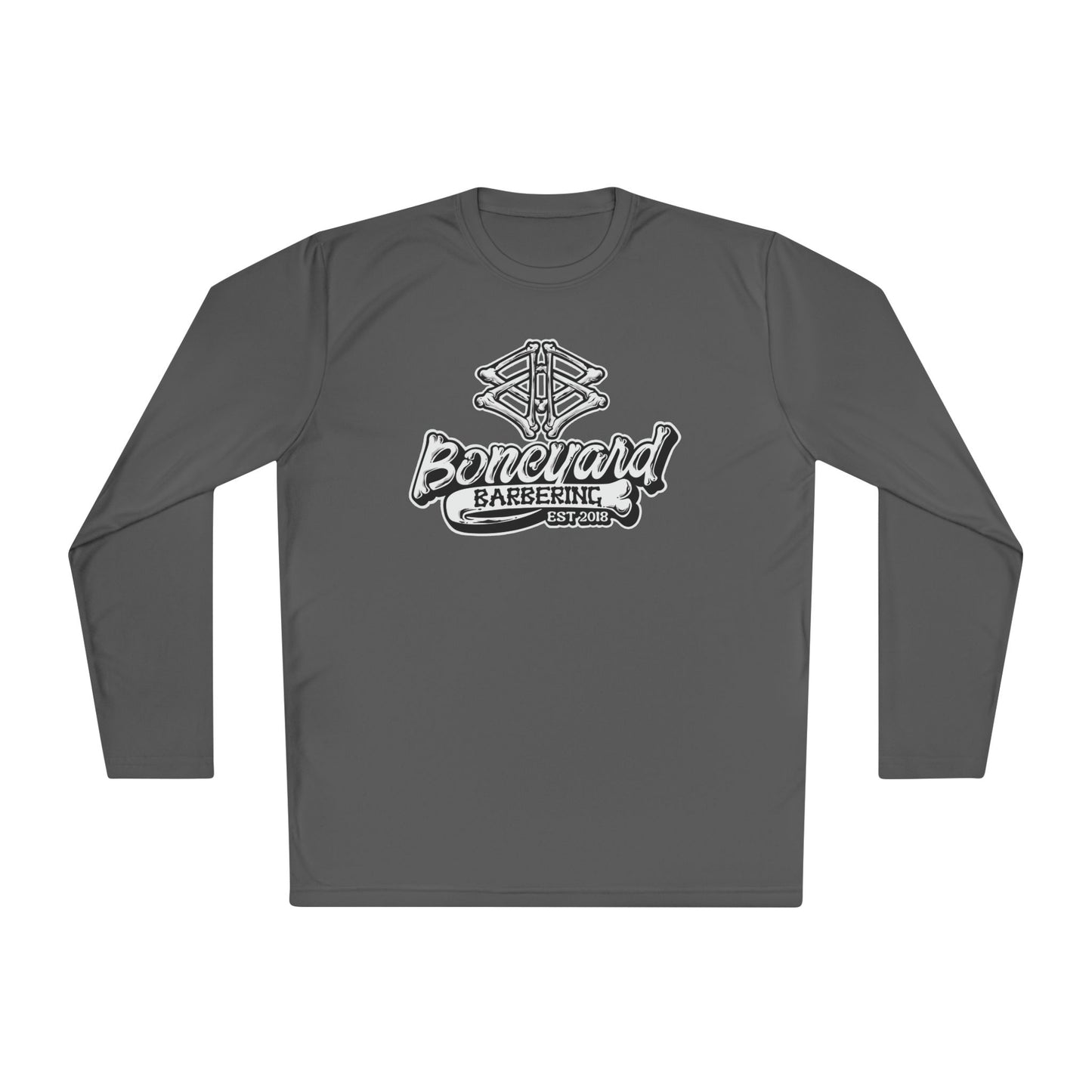 Boneyard Barbering Sport-Tek LS Logo Tee